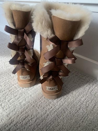 Stivali ugg marroni con - stivali,