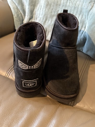 Stivali ugg neri con fiocchi - con,