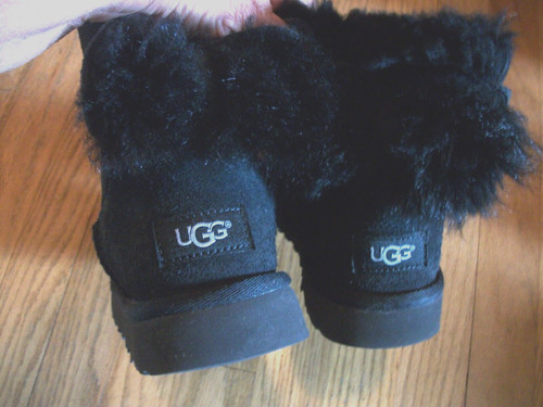Ugg stivale corto con soffice - ugg,